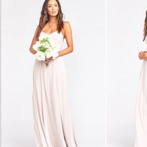 Show me your mumu godshaw dress - size small - show me the ring Crisp